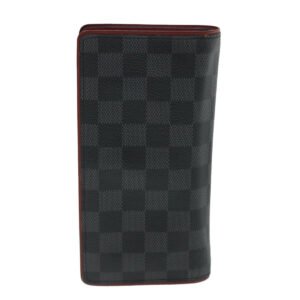 Louis Vuitton Black Canvas Brazza wallet accessories | AlmaBagz