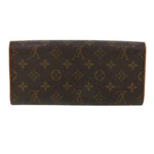 Louis Vuitton Brown Canvas Pochette Twin shoulder bag | AlmaBagz