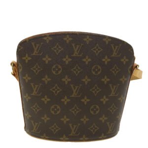 Louis Vuitton Brown Canvas Drouot shoulder bag | AlmaBagz