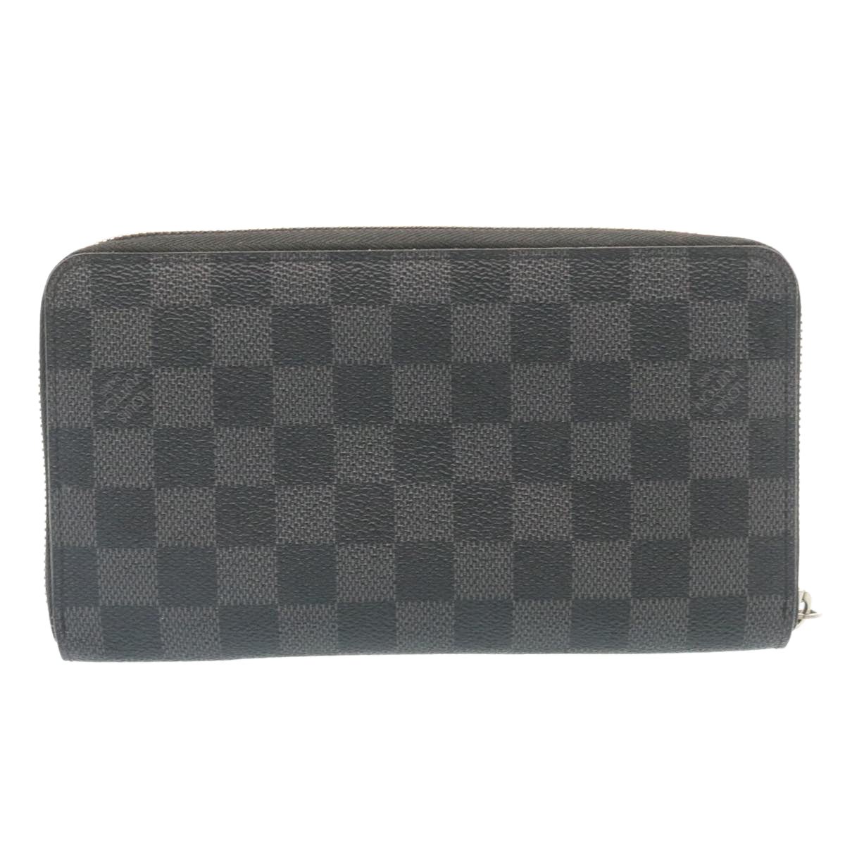 Louis Vuitton Navy Canvas Zippy Wallet Vertical wallet accessories | AlmaBagz