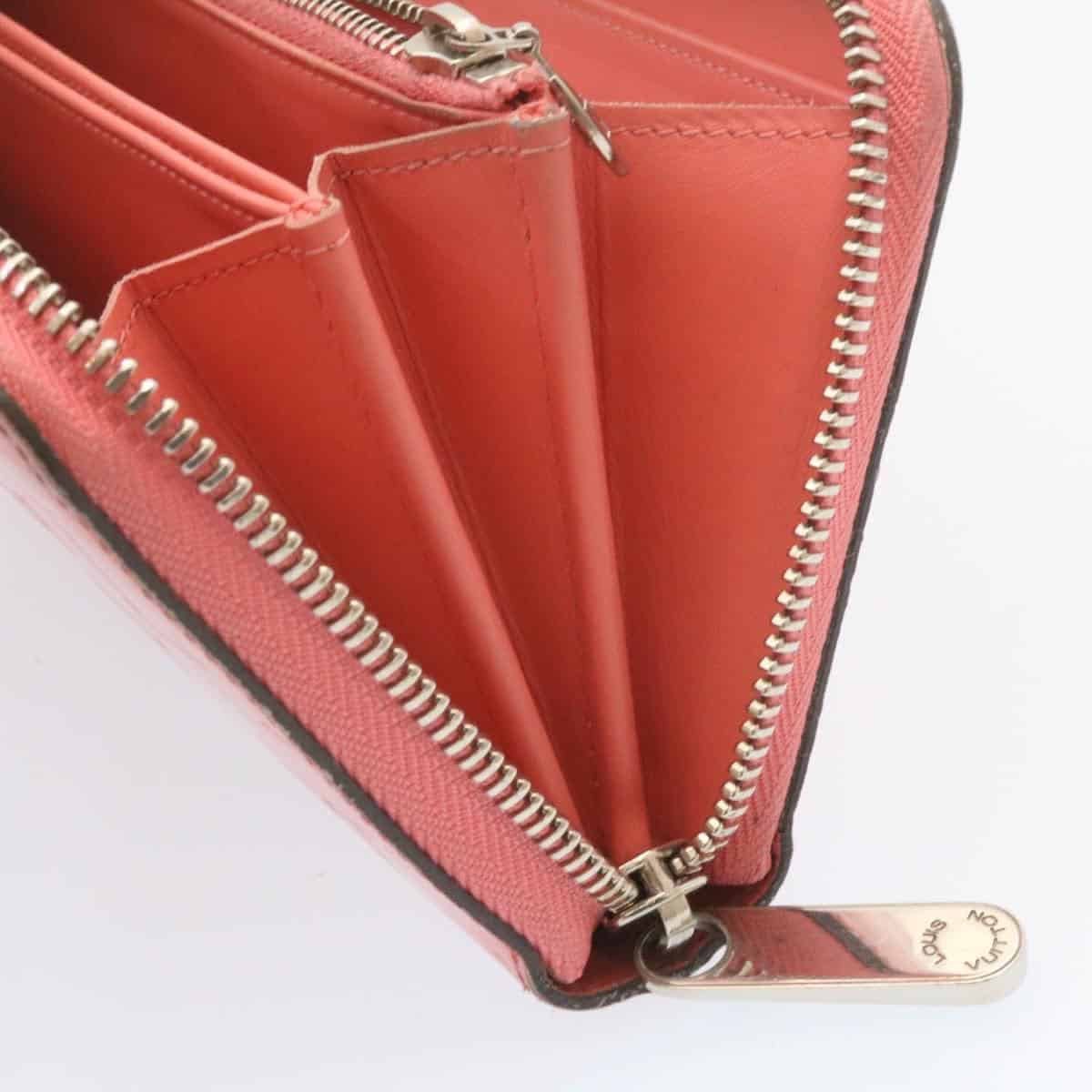 Louis Vuitton Pink Patent leather Zippy wallet wallet accessories | AlmaBagz - Image 17