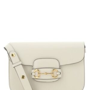 Gucci Woman Ivory Leather Horsebit 1955 Shoulder Bag | AlmaBagz