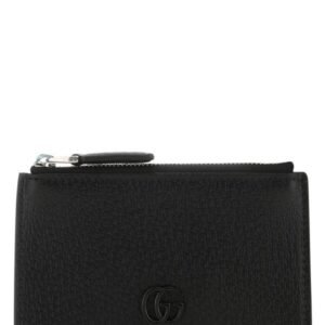 Gucci Man Black Leather Card Holder | AlmaBagz
