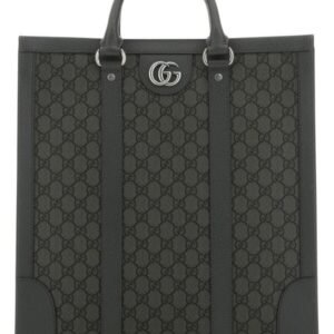 Gucci Man Gg Supreme Fabric And Leather Ophidia Shopping Bag | AlmaBagz