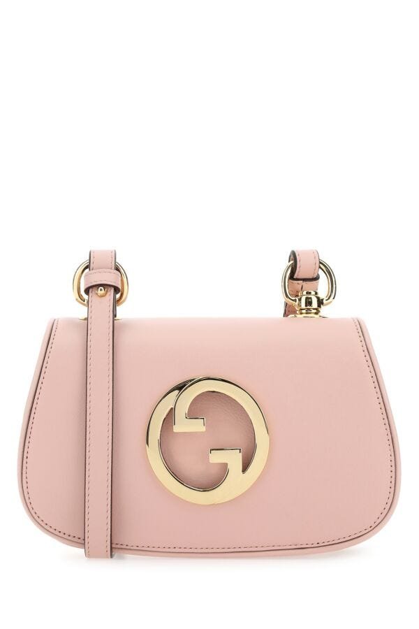 Gucci Woman Pink Leather Gucci Blondie Crossbody Bag | AlmaBagz