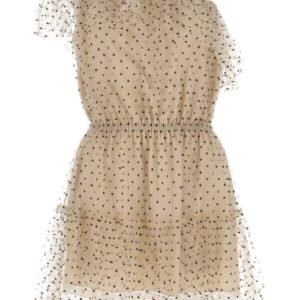 Gucci Woman Embroidered Tulle Mini Dress | AlmaBagz