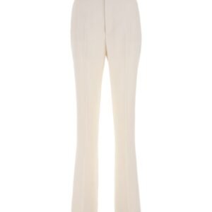 Gucci Woman Ivory Crepe Pant | AlmaBagz
