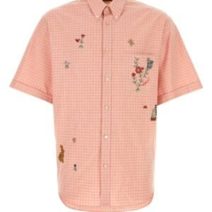 Gucci Man Embroidered Cotton Shirt | AlmaBagz