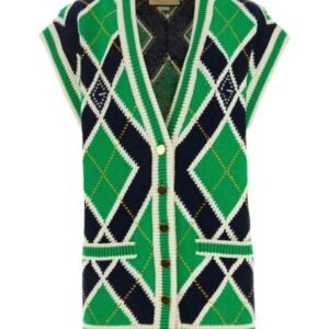 Gucci Woman Embroidered Cotton Vest | AlmaBagz
