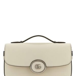 Gucci Woman Ivory Leather Mini Petite Gg Handbag | AlmaBagz