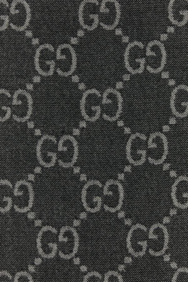 Gucci Man Embroidered Wool Scarf | AlmaBagz