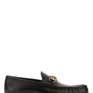 Gucci Man Black Leather Loafers | AlmaBagz