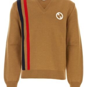 Gucci Man Biscuit Nylon Blend Sweater | AlmaBagz