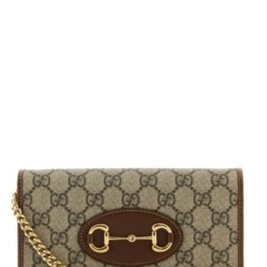 Gucci Woman Gg Supreme Fabric And Leather Horsebit 1955 Wallet | AlmaBagz