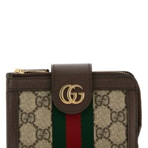Gucci Woman Gg Fabric Ophidia Wallet | AlmaBagz