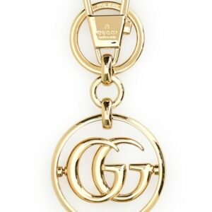 Gucci Man Gold Metal Keyring | AlmaBagz