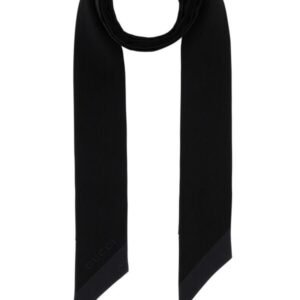 Gucci Woman Black Silk Foulard | AlmaBagz