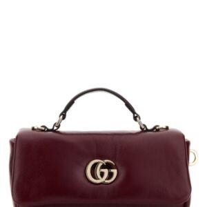 Gucci Woman Burgundy Leather Handbag | AlmaBagz