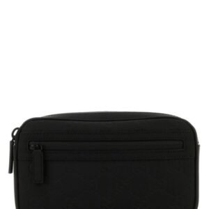 Gucci Man Black Leather Belt Bag | AlmaBagz