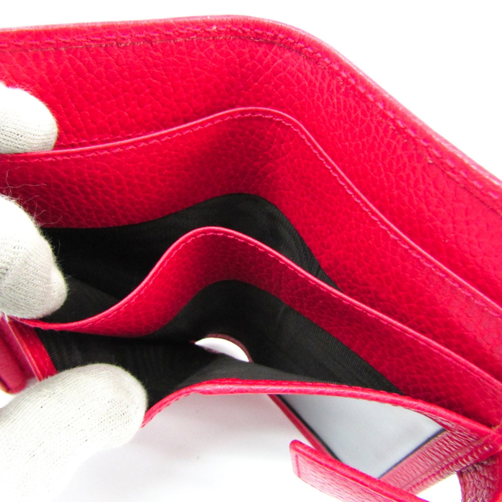 Gucci 363420 Women's Leather Long Bill Wallet (bi-fold) Pink | AlmaBagz - Image 7