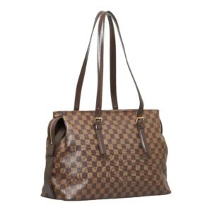 LOUIS VUITTON Damier Chelsea Tote Bag Shoulder N51119 Brown PVC Leather Ladies | AlmaBagz