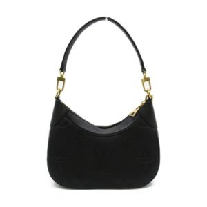 LOUIS VUITTON Bagatelle NM Shoulder Bag Black Black Monogram empreinte PVC coated canvas M46002 | AlmaBagz