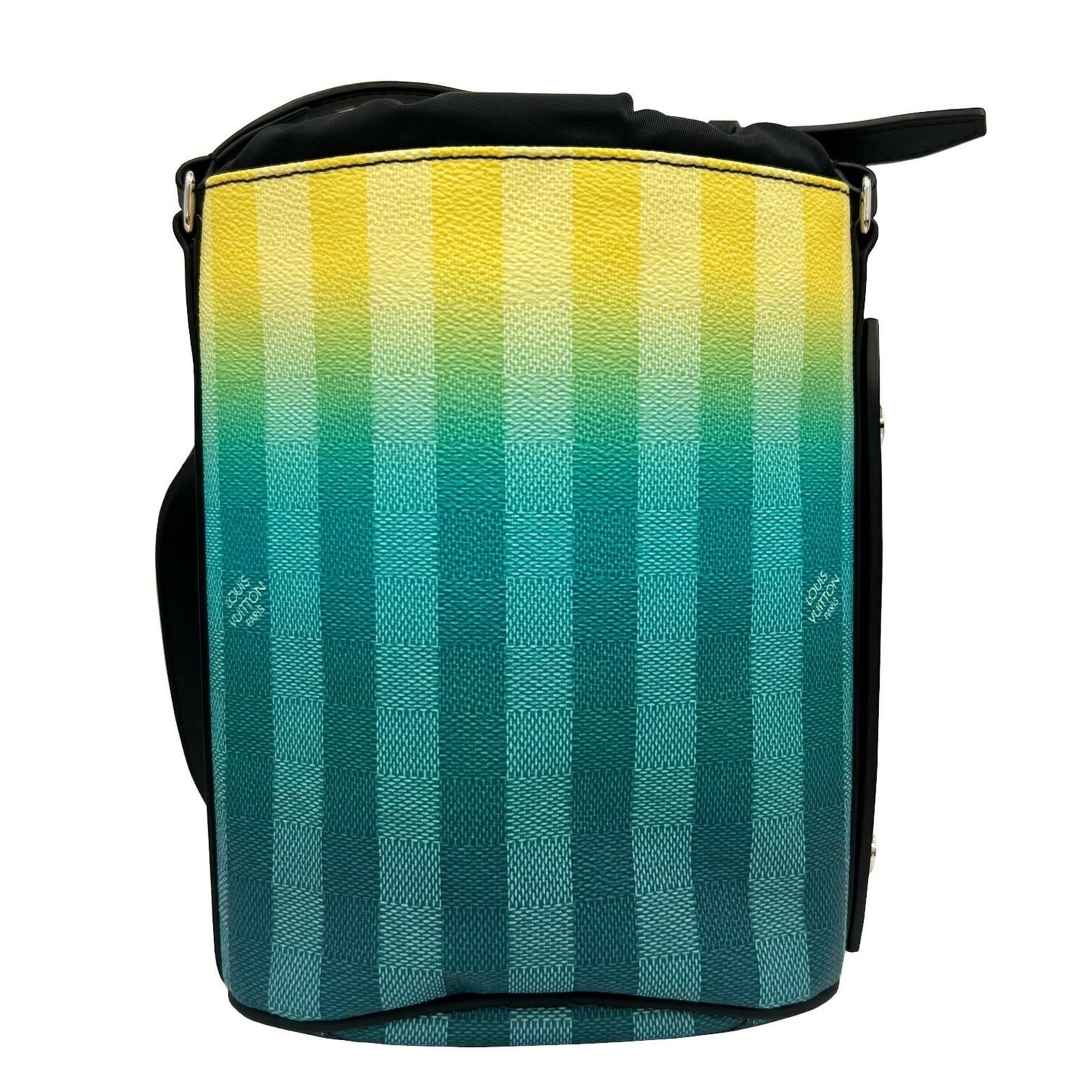 LOUIS VUITTON Sac Marant Shoulder Bag HandBag M59920 RFID Damier Stripe Yellow Green Men's | AlmaBagz