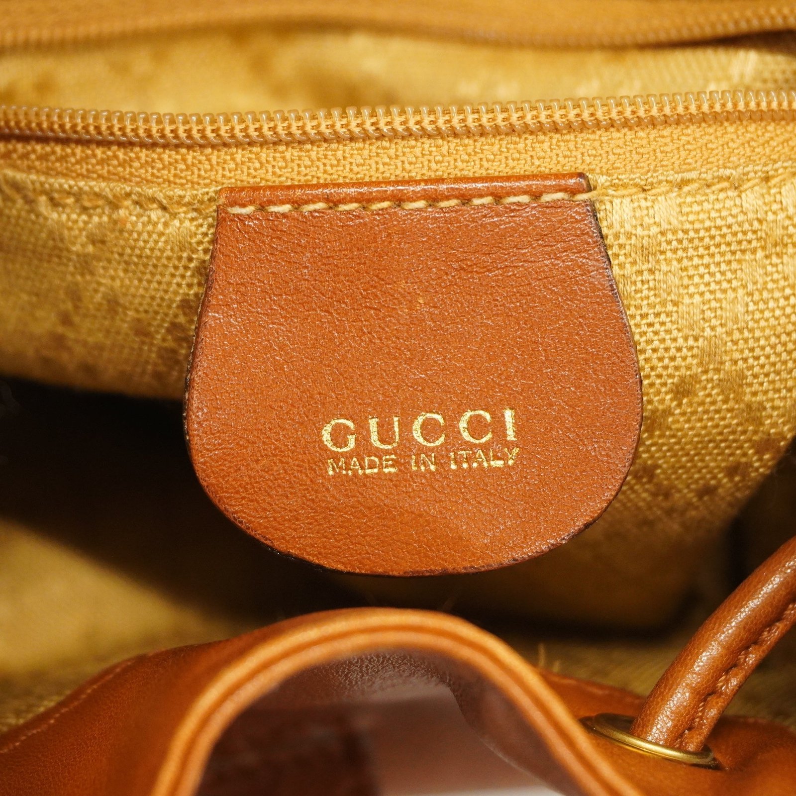 Gucci Bamboo Rucksack 003 1705 0030 Women's Leather Backpack Brown | AlmaBagz - Image 6