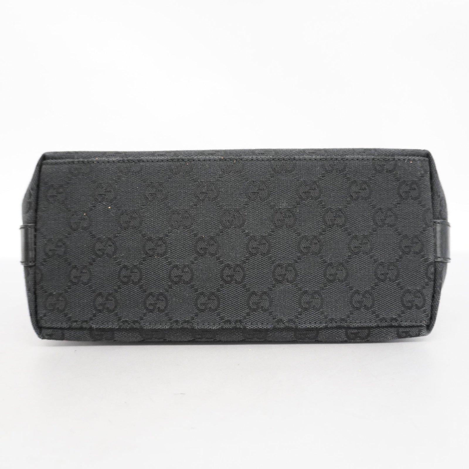 GUCCI 000 0602 Women's GG Canvas Hand Bag Black | AlmaBagz - Image 2