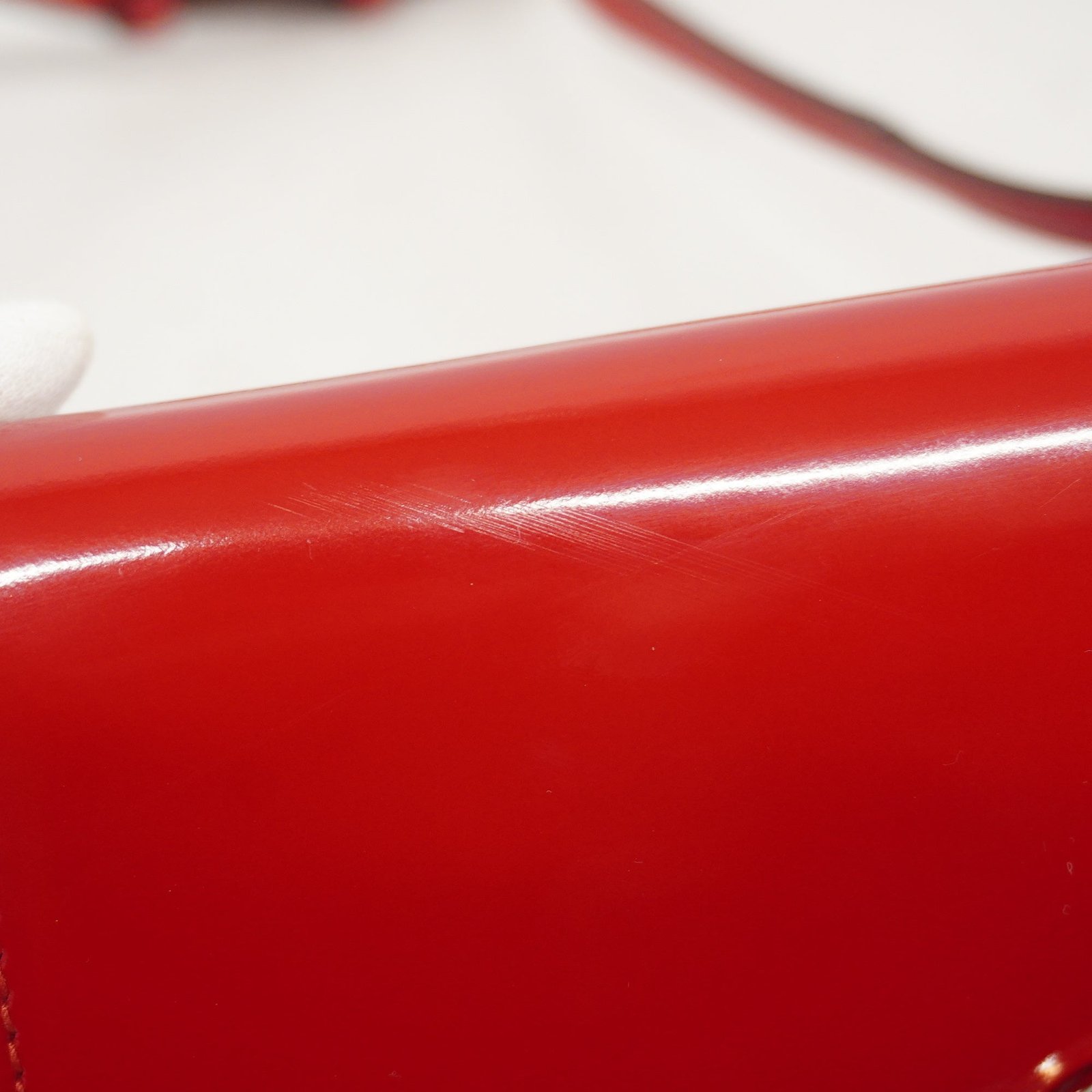 GUCCI Interlocking G 510304 Women's Leather Shoulder Bag Red Color | AlmaBagz - Image 12