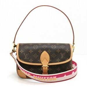 Louis Vuitton Diane NM PM Fuchsia M46049 Shoulder Bag Monogram Nume Leather | AlmaBagz