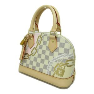 Louis Vuitton Nautical Alma BB Shoulder Bag Beige Damier Azur PVC coated canvas N40472 | AlmaBagz