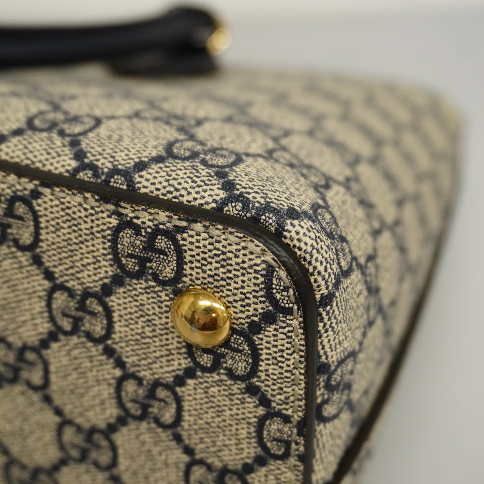 GUCCI 2way Bag 409534 Women's GG Supreme Handbag,Shoulder Bag Navy,Red | AlmaBagz - Image 12