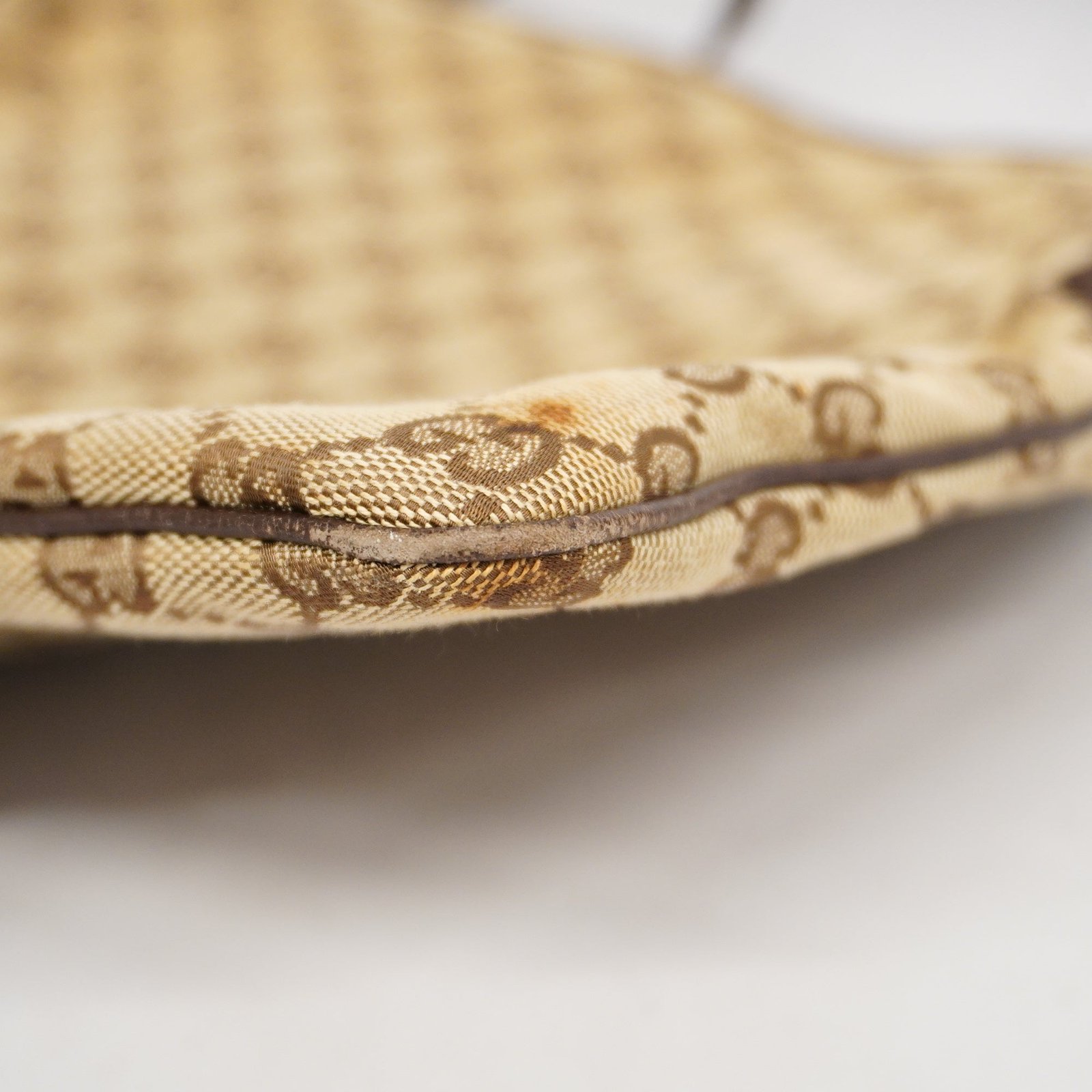 GUCCI GG Canvas Shoulder Bag 113013 Women's Shoulder Bag Beige,Dark Brown | AlmaBagz - Image 8