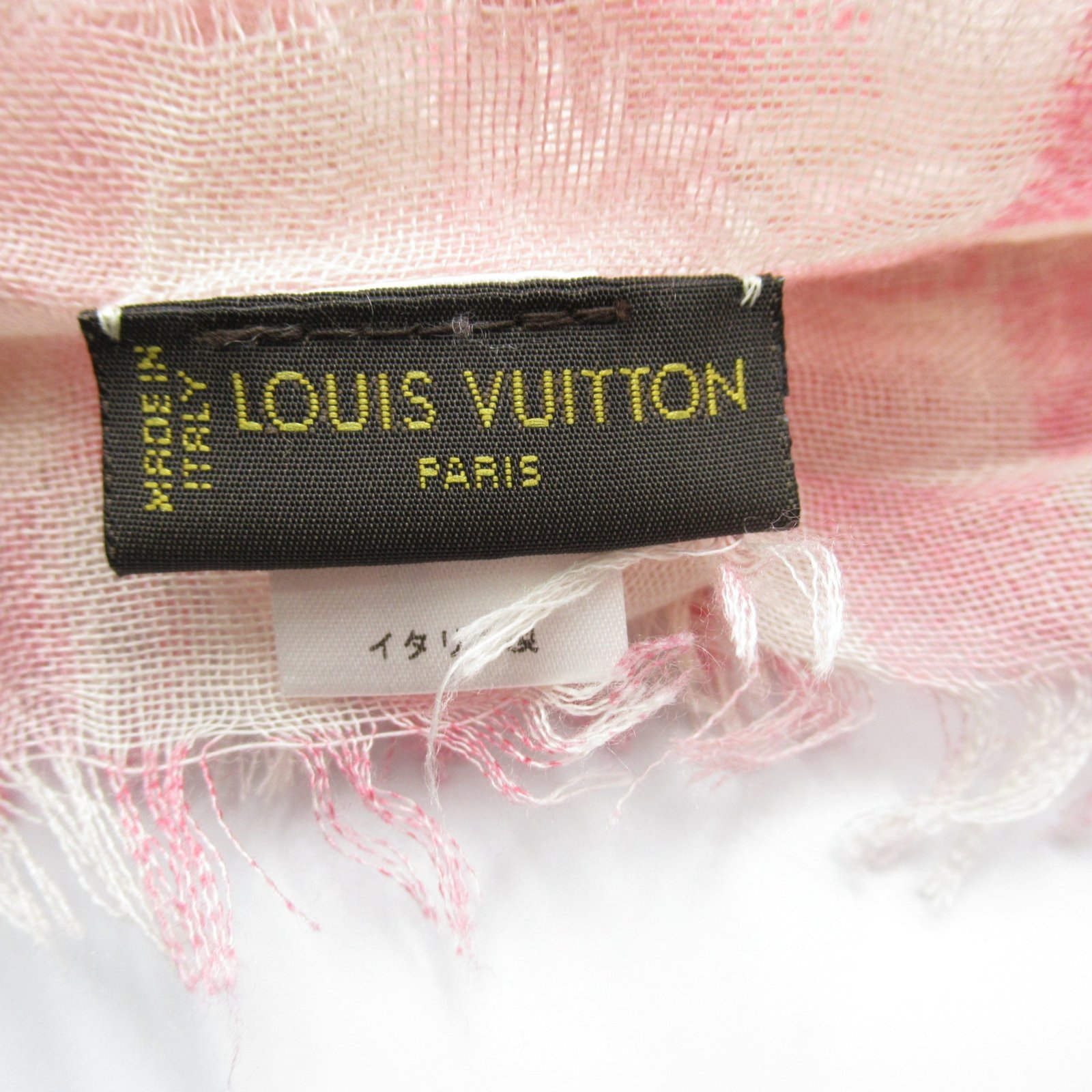 LOUIS VUITTON Scarf Pink Cashmere | AlmaBagz - Image 4