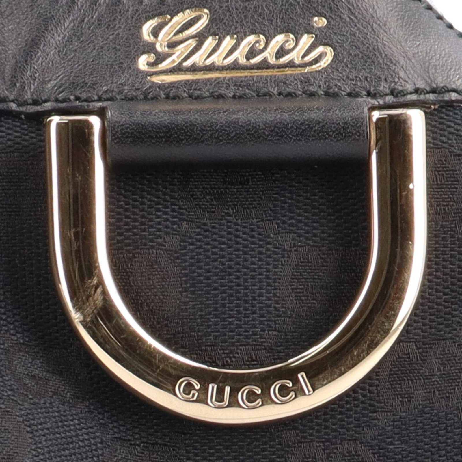 GUCCI Abbey GG Campus Shoulder Bag Canvas Black Women's | AlmaBagz - Image 8