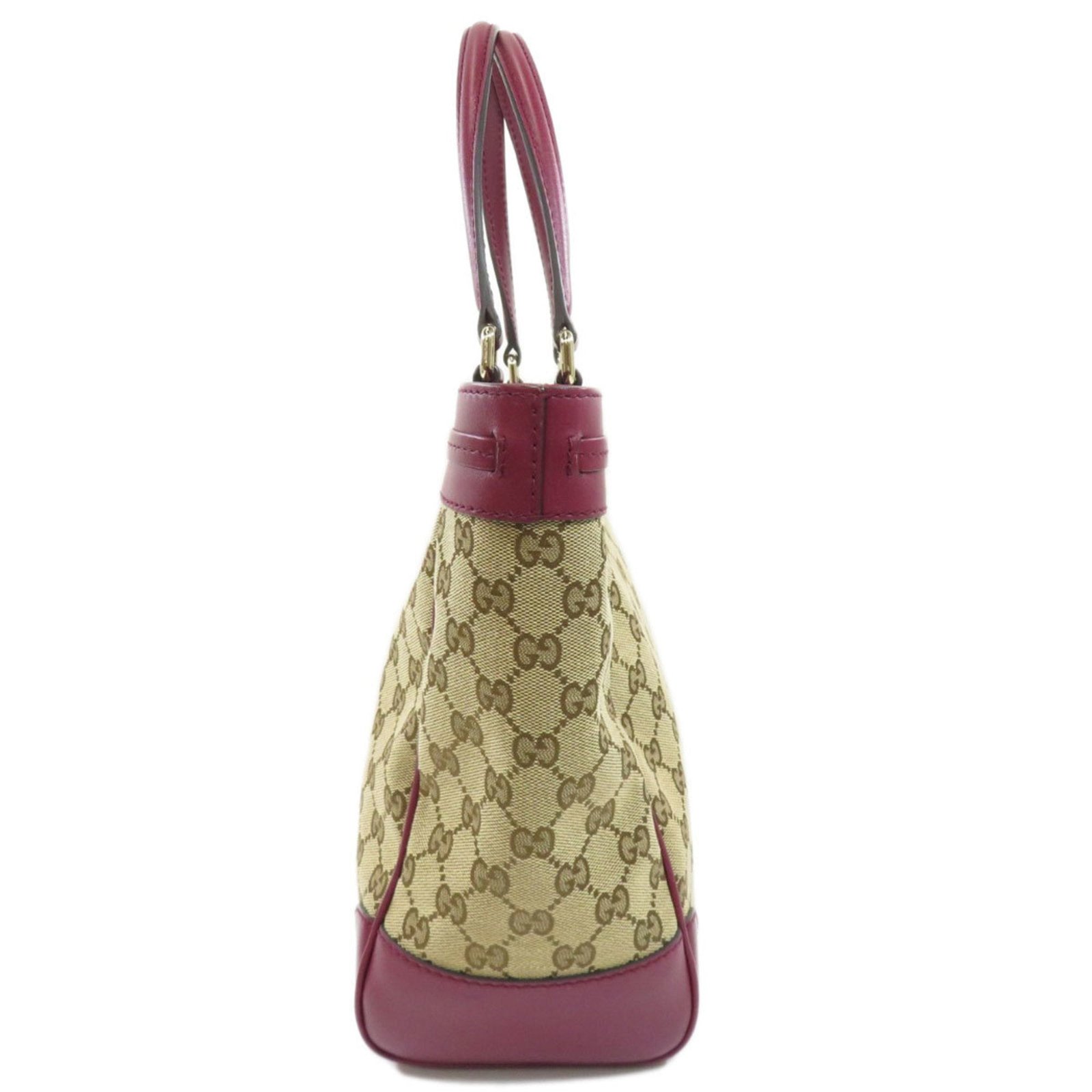 Gucci 257061 GG Tote Bag Canvas / Leather Women's GUCCI | AlmaBagz - Image 3