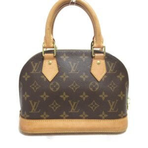 LOUIS VUITTON Alma BB 2way Shoulder Bag Brown Monogram PVC coated canvas | AlmaBagz