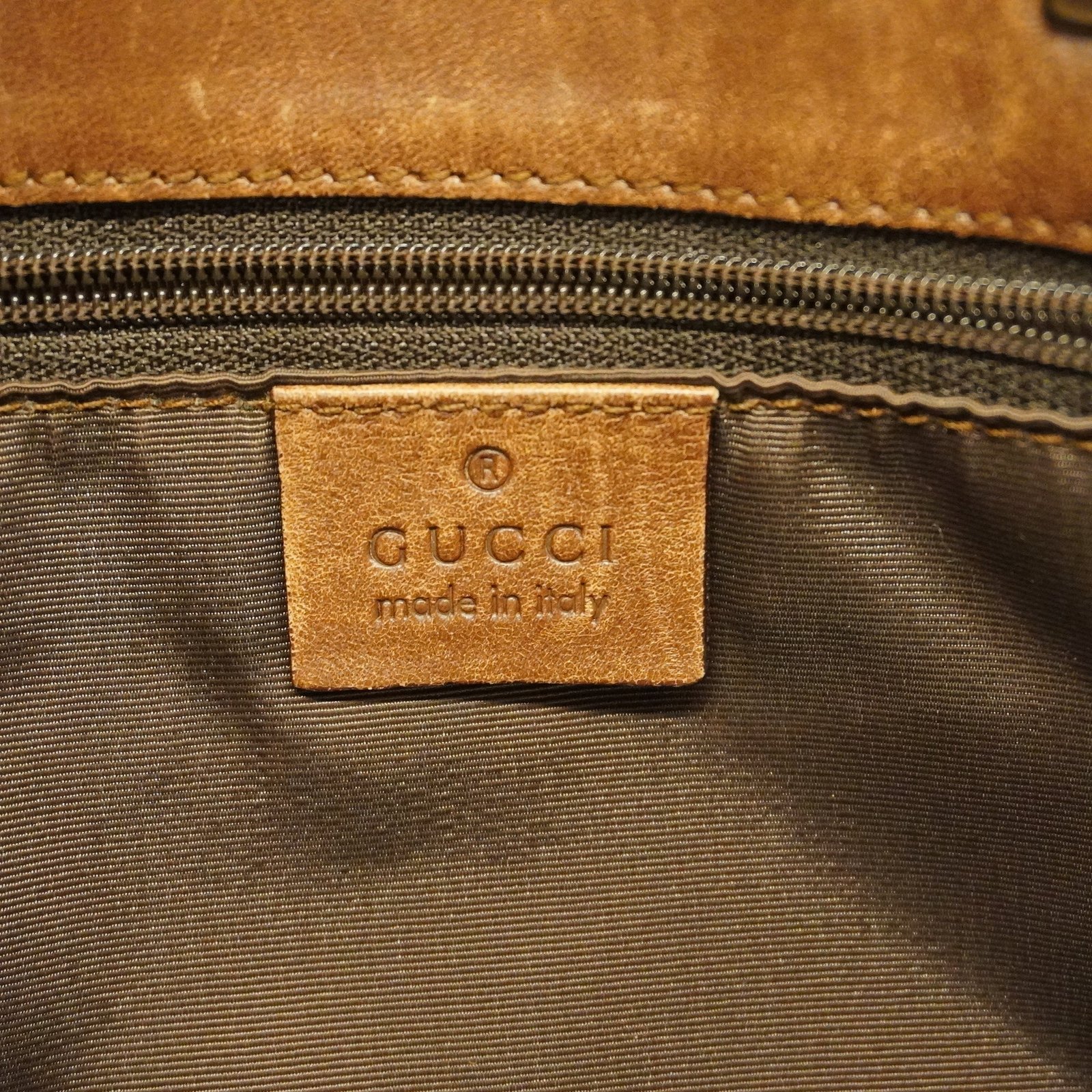 GUCCI GG Canvas Handbag 002 1099 Women's Leather Handbag Beige,Brown | AlmaBagz - Image 5