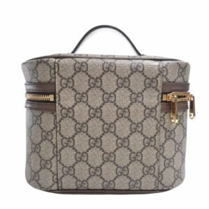 GUCCI Ophidia GG Supreme Tick Case Vanity Bag 611001 Beige Brown Women's | AlmaBagz
