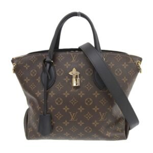 Louis Vuitton Bag Monogram Men's Women's 2way Shoulder Flower Zipped Tote MM Noir M44347 | AlmaBagz