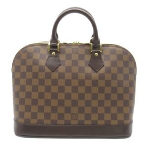 LOUIS VUITTON Alma PM Brown Ebene Damier PVC coated canvas N51131 | AlmaBagz