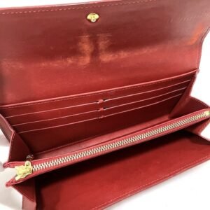 LOUIS VUITTON Monogram Vernis Portefeuille Sarah M93530 Long Wallet Women's | AlmaBagz