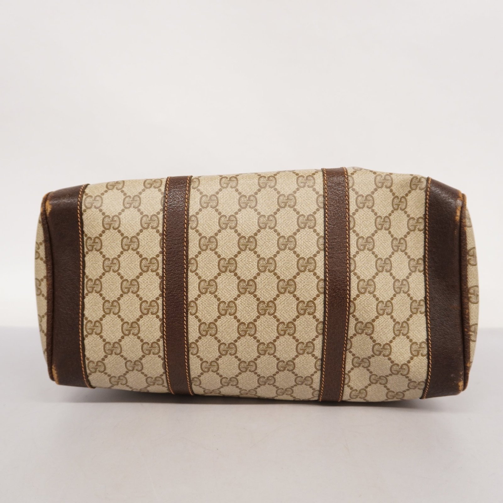 GUCCI GG Supreme GG Supreme 98 002 468 Women's PVC,Leather Handbag Beige | AlmaBagz - Image 3