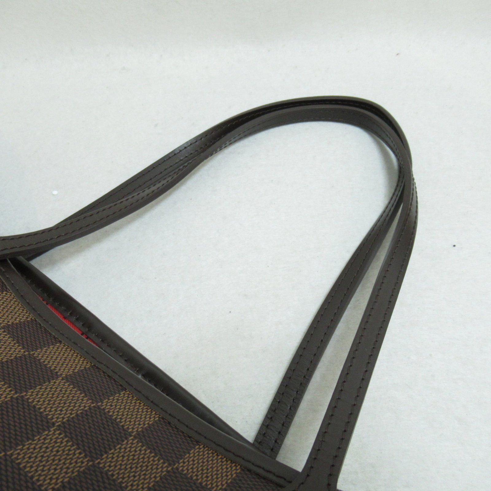 LOUIS VUITTON Neverfull MM Brown Ebene Damier PVC coated canvas N51105 | AlmaBagz - Image 7