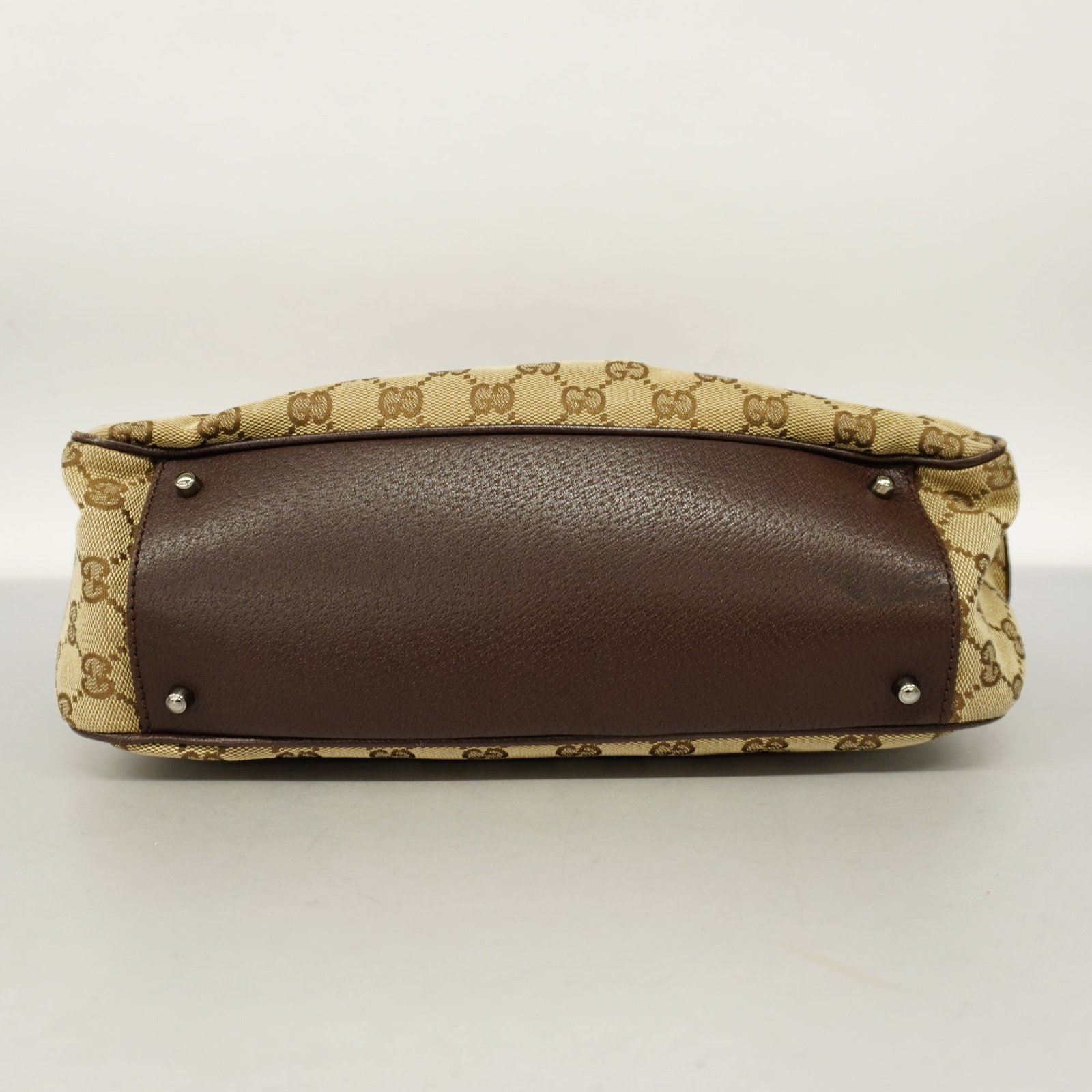 GUCCI GG Canvas 113011 Women's Tote Bag Beige,Brown | AlmaBagz - Image 3