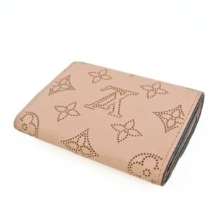 LOUIS VUITTON Mahina Iris Wallet XS M67499 Women's Mahina Leather Calf Leather Wallet [tri-fold] Magnolia | AlmaBagz