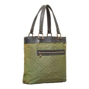 LOUIS VUITTON Monogram Lucile GM Shoulder Bag Tote M92681 Green Dark Brown Canvas Leather Women's | AlmaBagz