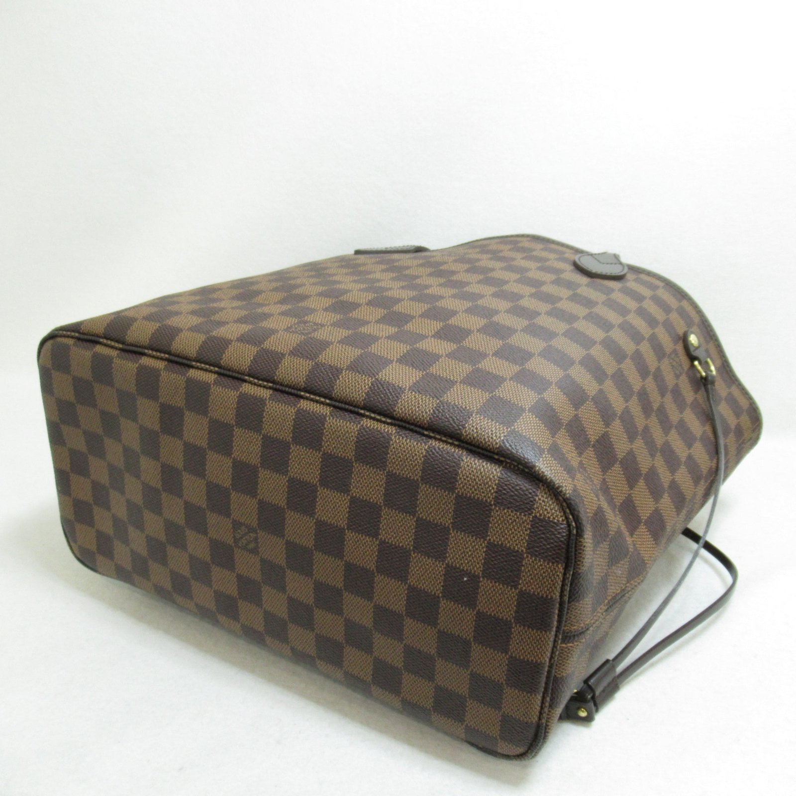LOUIS VUITTON Neverfull MM Brown Ebene Damier PVC coated canvas N51105 | AlmaBagz - Image 3