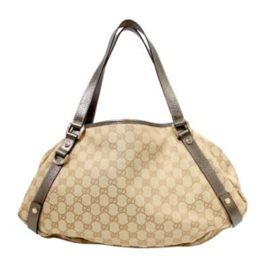 Gucci GG canvas shoulder bag tote | AlmaBagz